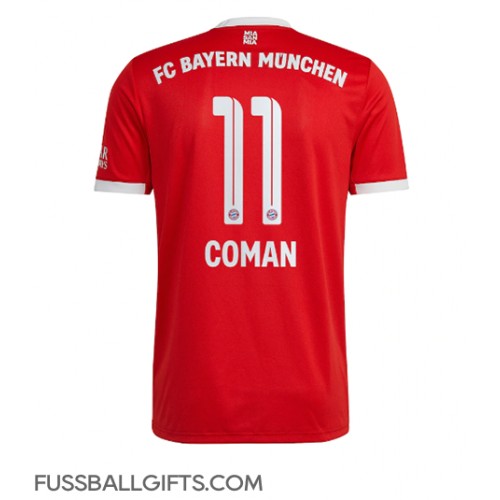Bayern Munich Kingsley Coman #11 Fußballbekleidung Heimtrikot 2022-23 Kurzarm